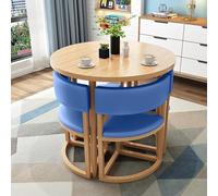 Juego de mesa redonda de comedor y silla, mesa redonda de recepción de oficina con sillas para el hogar, balcón, salón, sala de estar, zonas de relajación y espacios de reunión