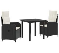 Juego de mesa y sofá con cojín 3 pcs y Crema