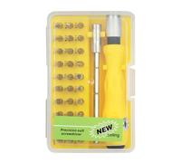 Juego de mini destornilladores | Kit de herramientas electrónicas ajustables 32 en 1, kit de reparación de herramientas de computadora, para consola de juegos de PC, relojes, lentes, reparación