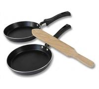 Juego de mini sartenes para crepes, 2 unidades, ELO Jewel de Luxe, diámetro de 14 cm, incluye espátula, revestimiento antiadherente, sin
