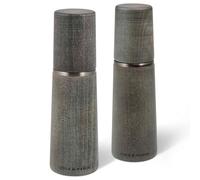 Juego de molinillo de sal y pimienta MARLOW 18 cm, juego de 2 piezas, gris, madera, Cole & Mason