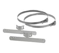 Juego de montaje de acero inoxidable Hensel para fijación de mástil/poste - DK MB 3
