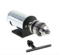 Juego de motor 555 Dc 12v 36v Prensa de torno con portabrocas de mano en miniatura y soporte de montaje Juego de herramientas de bricolaje para fresado, perforación, máquinas de