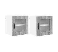 Juego de muebles de cocina - armarios de pared gris sonoma 40 x 31 x 40 cm