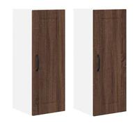 Juego de muebles de cocina - armarios de pared roble marrón 30 x 31 x 80 cm