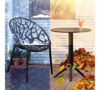 Juego de muebles de jardín Hoscana: mesa redonda con 2 sillas | Color: | Dimensiones: 70x70x80 cm