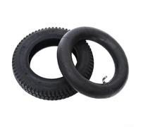 Juego de neumáticos de rueda 3.00-8 para scooter eléctrico y motocicleta con material de goma resistente a pinchazos, diseño de tracción mejorado para carritos de almacén, ajuste óptimo, 33,5 cm de