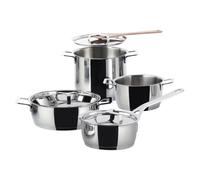 Juego de ollas POTS & PANS, 7 piezas, acero inoxidable, Alessi