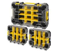 Juego de organizadores Stanley Fatmax PRO-STACK de 3 piezas, 450 x 225 x 140 mm, modular (FMST61150-1)