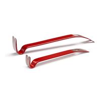 Juego de palancas de 2 piezas (190 mm y 380 mm) de Hultafors I Prácticas patas de cabra multifuncionales I Robustos y duraderos sacaclavos para trabajos en madera y mucho más I 827015