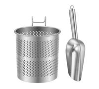 Juego De Palas De Acero Inoxidable - Pala Enfriadora De Pellets De Metal Con Soporte, Accesorio Para Cubo De Encimera | Herramienta Para Servir En La Cocina Para Uso En Almacenamiento De GE Opal Maker