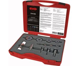 Juego de perforadoras para tornillos RUKO en estuche de plástico - 12 piezas - 109008