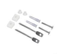 Juego de pernos de montaje de inodoro para Roca AV0007600R, tornillos de hierro chapados en zinc y accesorios de fijación de plástico, kit de cierre de sartén de baño fácil de instalar, piezas de