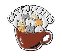Juego de pines de letras con forma de gato, colores vibrantes, accesorios de joyería de moda, broches para mascotas, para bolsos, decoración de ropa, broches de letras de dibujos animados, One Size