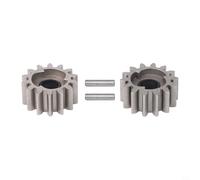 Juego de piñones de accionamiento de 14 dientes (1 R + 1 L) con 2 pasadores de transmisión para Brast - Daye - Para Güde - Para Hecht - Para cortacésped Rotenbach - Piezas de repuesto de metal
