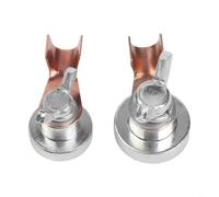 Juego de pinzas de tierra de acero especial 300 A y 500 A, robustas | Capacidad de carga de 300 A y 500 A, fijación rápida, ideal para talleres, carcasa de metal resistente