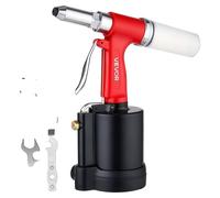 Juego de pinzas neumáticas para tuercas ciegas VEVOR, con cabezales para roscas M5, M6, M8 y M10, 20 mandriles, fuerza de 2500 libras, interruptor de avance y retroceso, herramienta neumática para tue