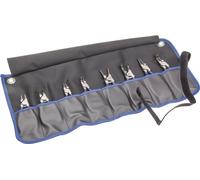 Juego de pinzas para anillos de seguridad, 8 piezas, de 10 a 60 mm