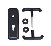 Juego de placa y tirador para basculante/garaje