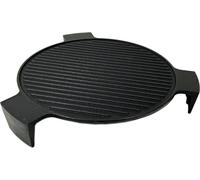 Juego de placas de hierro fundido para grandes parrillas de color verde, y otras parrillas de 45,7 cm de diámetro, parrillas tipo Kamado, piedra para ahumar de 45,7 cm, piedra para pizza, y deflector