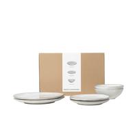 Juego de platos "Nordic Sand" de Broste Copenhagen, ideal para una comida para dos personas