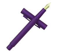Juego de Pluma Estilográfica Bosque Morado de Punta Fina, Diseño Clásico con Convertidor y Estuche Metálico de Hongdian