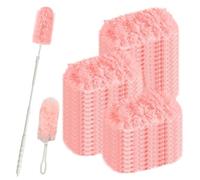 Juego de plumero electrostático - 40 piezas de recambio magnético para el polvo, microfibra para limpieza de polvo, plumero telescópico retráctil con mango para pelo de animales, polvo y suciedad
