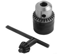 Juego de portabrocas de 3/8 pulgadas 1608571079/ compatible con Bosch GSB10/ PSB350/ GBM400/ herramientas eléctricas/pieza de repuesto sin llave de metal, color negro
