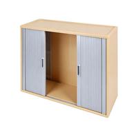 Juego de puerta plegable y riel de tambor, puerta enrollable deslizante lateral para armarios, ideal para especias y suministros para mascotas, se adapta a apertura de 29,5 x 29,5 cm