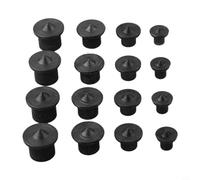 Juego de puntas centrales de clavijas, 16 piezas, 6 mm, 8 mm, 10 mm, 12 mm, herramienta de alineación de carpintería de acero para juntas de espiga, kit de guía de perforación precisa
