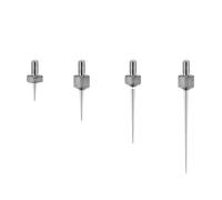 Juego de puntas de aguja para indicadores, medidor de profundidad 4-48UNF, vástago de rosca de 0,15 mm, 0,3 mm, 1,0 mm, 1,5 mm, 2,0 mm de diámetro, accesorio de calibrador