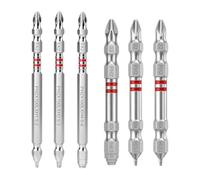 Juego de Puntas de Destornillador Hex 6 Piezas con Boquilla de Precisión | Set de Brocas para Atornillar para Reparación del Hogar, Carpintería, Metalistería, Muebles, Gabinetes, Arreglo de