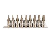 Juego De Puntas De Enchufe Torx Plus De Herramientas Láser 3/8"D 9 Piezas 5213