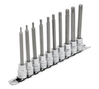 Juego De Puntas De Enchufe Torx Star Plus Draper 3/8" Dr 100mm 10 Piezas 16340