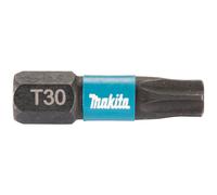 Juego de puntas de impacto t30-25 makita e-12653, vástago en forma de