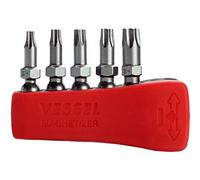 Juego de puntas Impact Ball Torx T10, T15, T20, T25, T30, 30 mm, juego de 5 piezas