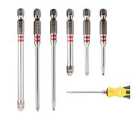 Juego de puntas para destornillador | 6 Piezas Portátiles,Set De Puntas Para Destornillador Taladro Inalámbrico - Trabajos Eléctricos, Obras, Carpintería, Montar Muebles y Reparación