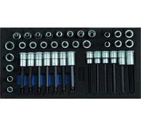 Juego de puntas para destornilladores Gedore de 3/8", sistema modular 1/3 CT, modelo 1500 CT1-ITX 30