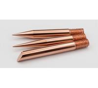 Juego de Puntas para Soldador 3 Piezas - de Cobre puro 99,99% | Rosca M4 Prensada - Duraderas y Resistentes al calor - Compatible con Parkside, LUX, ZD, Niteo