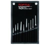 Juego de punzones centrales TOPTUL 10 Piezas