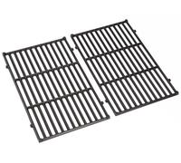 Juego de rejillas de hierro fundido, 49,5 x 32,8 cm, para parrillas de gas