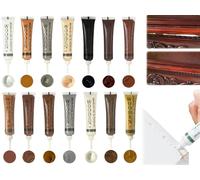 Juego de Reparación de Laminados,14pcs Kit deKit de Reparación de Laminado,Juego de Reparación de Laminados de Madera,Kit de Reparación de Madera Masilla de Madera,Rellenos de Madera