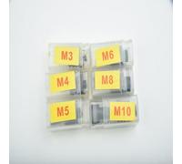 Juego de repuesto de cabeza de mandril de acero para herramientas de tuerca de remache diseñadas para M3 M5 M6 M8 M10 M3-M4-M5-M6-M8-M10 (M3-M4-M5-M6-M8-M10)