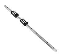 Juego de rieles lineales, HGR20-600mm 600 × 20 mm Rodamiento Guía lineal de acero + 2 piezas Carros Deslizador de bloque de rodamiento utilizado para maquinaria textil