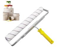 Juego de rodillos para pintar en el techo - Rodillo ancho para pintar de 18 pulgadas, ligero de aluminio sin | Herramienta robusta para paredes, interiores, superficies lisas, renovaciones, fácil