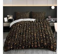 Juego de Ropa de Cama 220x220 cm, Oro Suave, Lisa y Cómoda