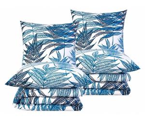 Juego de ropa de cama de 2 piezas, 140 x 200 cm, 100% algodón, transpirable y con buen soporte