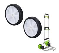 Juego de Ruedas para Compresor de Aire de 6 Pulgadas, Juego de Ruedas con Ruedas para Compresor de Aire de Caucho Plástico de 2 Piezas Aumenta la Movilidad y la Estabilidad,