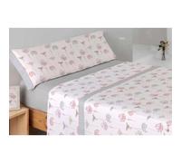 Juego de Sábanas Coralina 3 Piezas Suave y Cálido Fabricado en España para Cama de 90 a 200 cm con Bajera, Encimera y Funda de Almohada