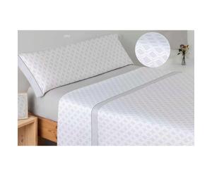 Juego de Sábanas Coralina 3 Piezas Suave y Cálido Fabricado en España para Cama de 90 a 200 cm con Bajera, Encimera y Funda de Almohada